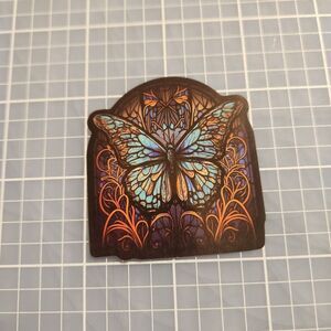 10 for $10 Sticker Stained Glass Gothic Witchy Beautiful Details Butterfly
